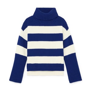 G. Label by goop Keenan Striped Short-Sleeve Cardigan | goop