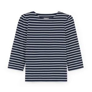 G. Label by goop Breton Puff-Sleeve Top | goop