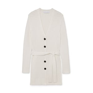 Proenza Schouler White Label ribbed-knit belted cardigan