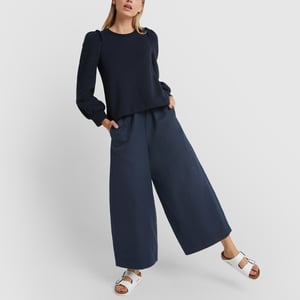 Goop puff sales sleeve sweatshirt