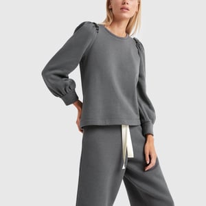 Goop puff shop sleeve sweatshirt