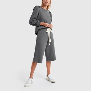 Goop puff hotsell sleeve sweatshirt