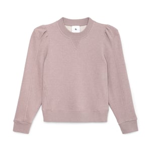 Frame puff shop sleeve sweatshirt