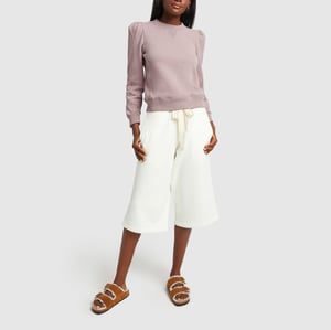 Goop puff sales sleeve sweatshirt