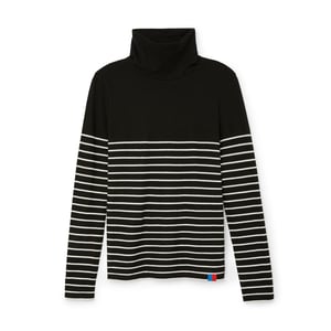 Tissue top tee turtleneck