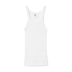 Ribbed Vibe Tank - White