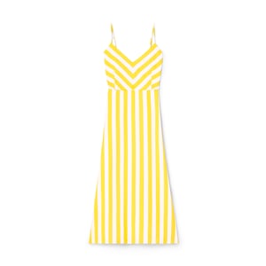 Kemp Striped Skinny Strap Dress goop