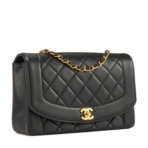 chanel black double flap