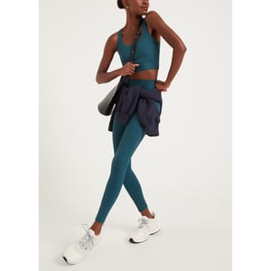 YEAR OF OURS Ribbed Pocket Legging in Deep Teal