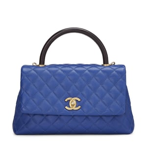 Chanel Coco Quilted Caviar Trendy CC Top Handle Medium