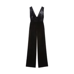 Velvet jumpsuit h&m clearance