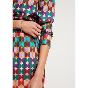 Geometric shirt dress - Woman