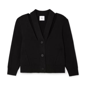 White top evening cardigan