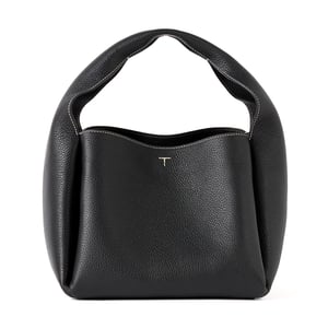 Belt hobo bag black grain – TOTEME