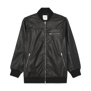 Zara men's leather jacket store uk