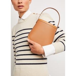 Mini bissett best sale leather bucket bag