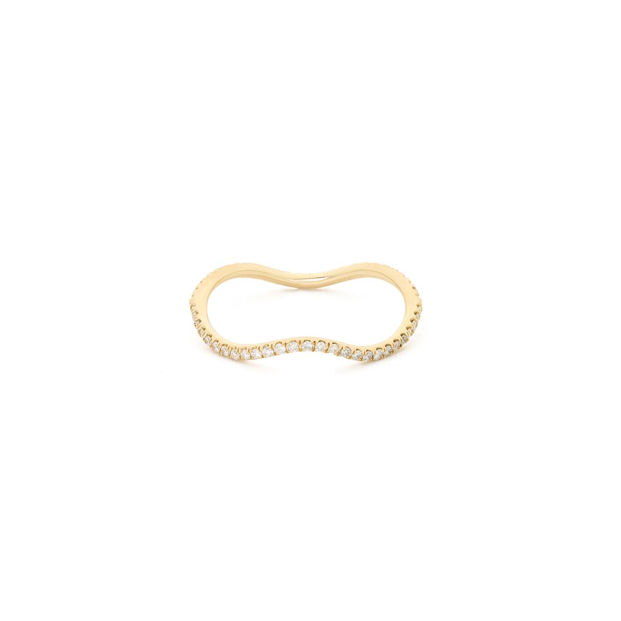 Bondeye Jewelry Wave Diamond Eternity Band