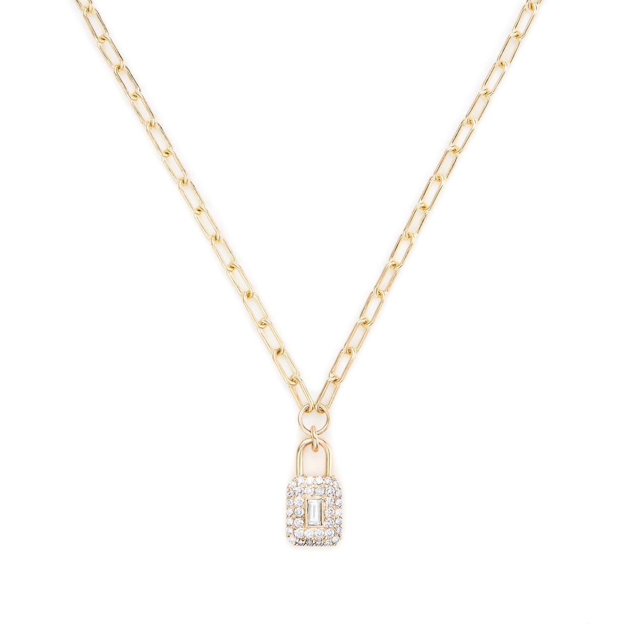 Sophie Ratner Diamond Squared Lock