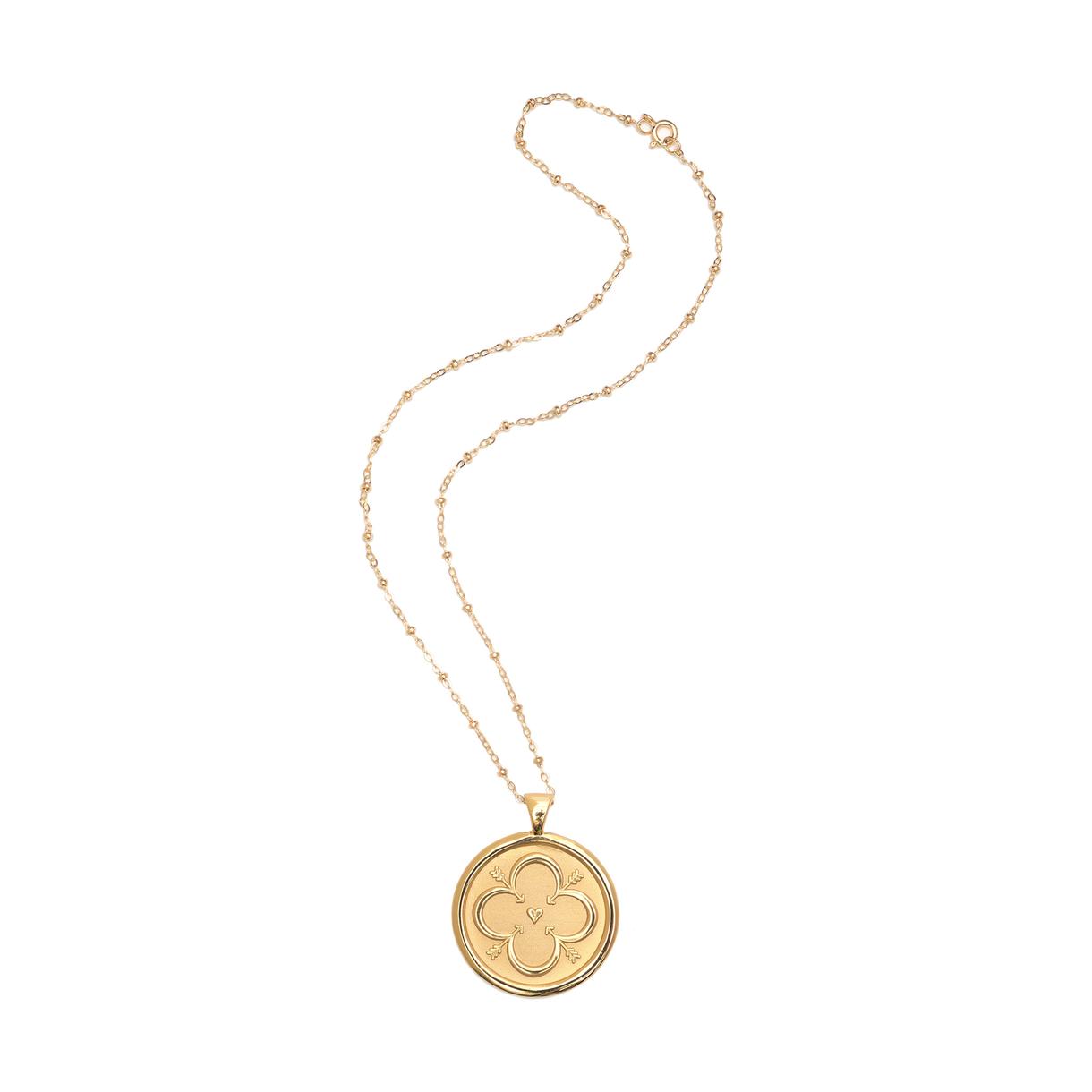 Jane Win LOVE Coin Pendant Necklace | goop