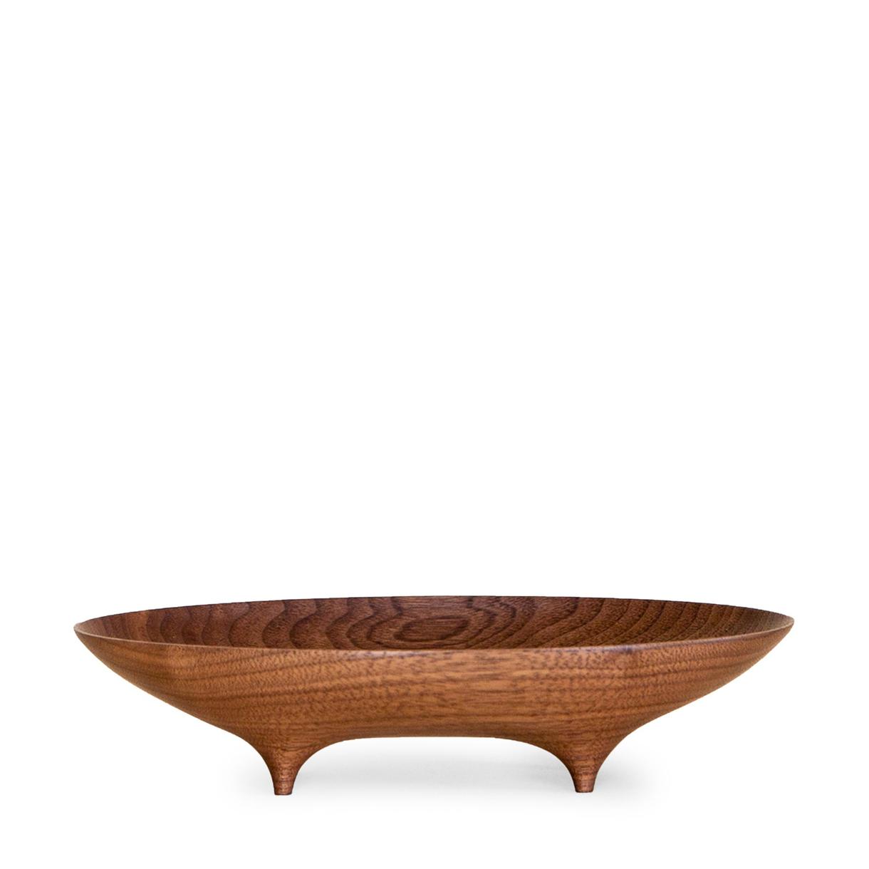 Namu Home Goods Black Walnut Oval Footed Vessel goop