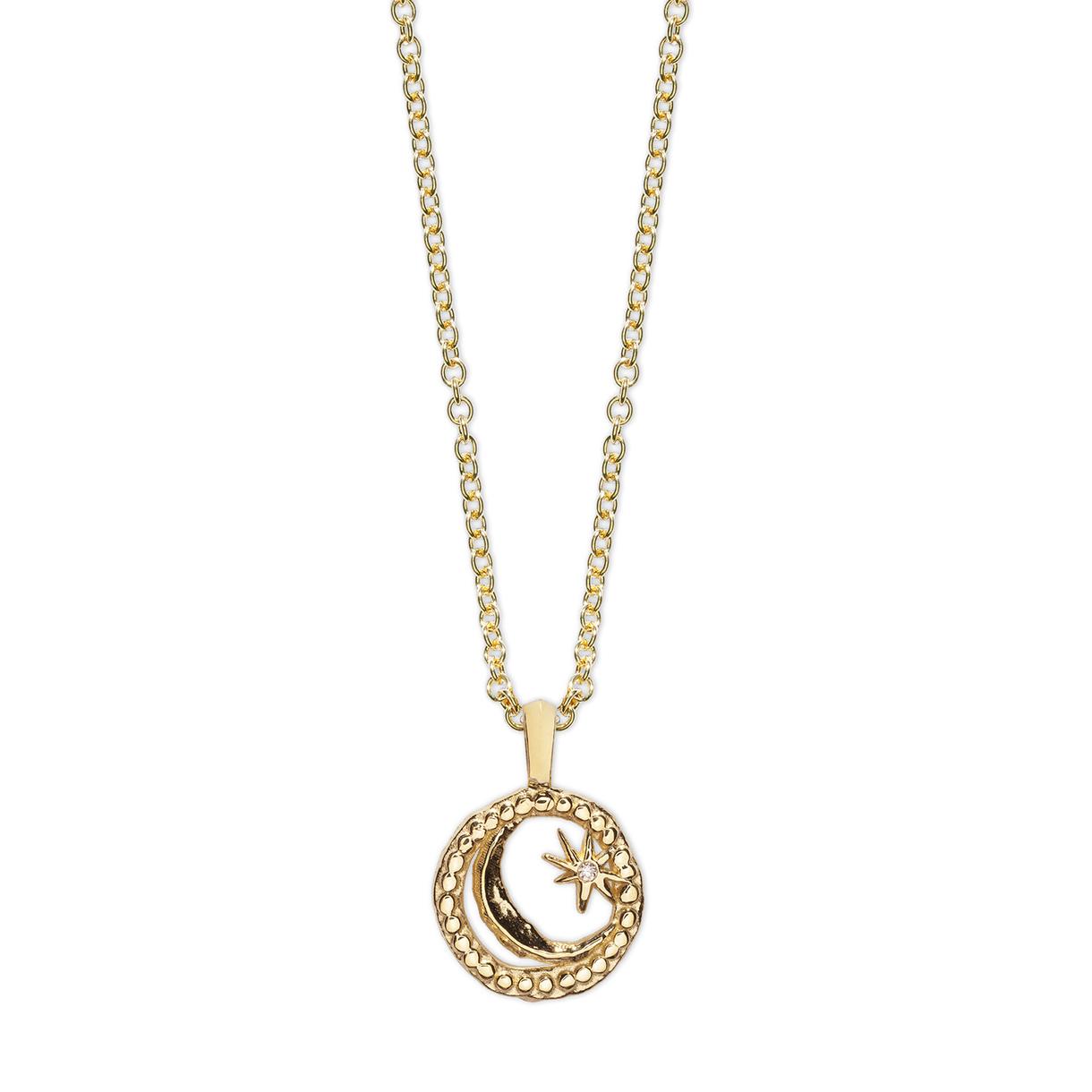 Azlee Cosmic Petite Coin Necklace