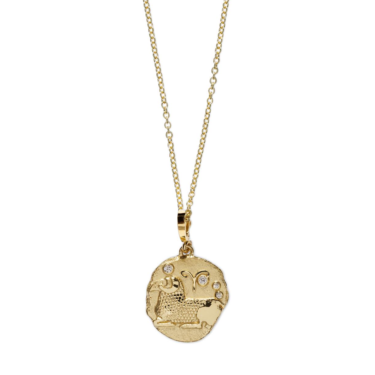 Azlee Zodiac Small Coin Necklace