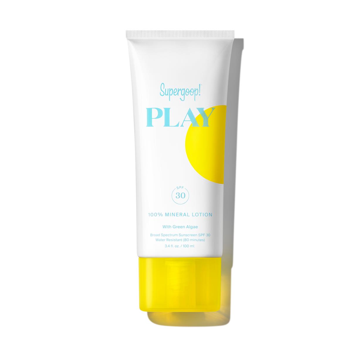 Supergoop PLAY 100% Mineral Lotion SPF 30 with Green Algae