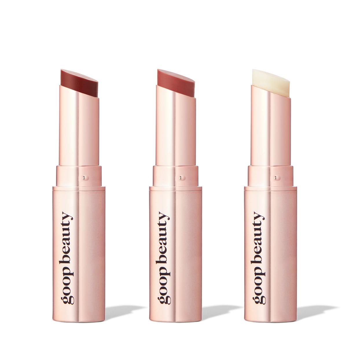 goop Beauty Clean Nourishing Lip Balm Trio goop