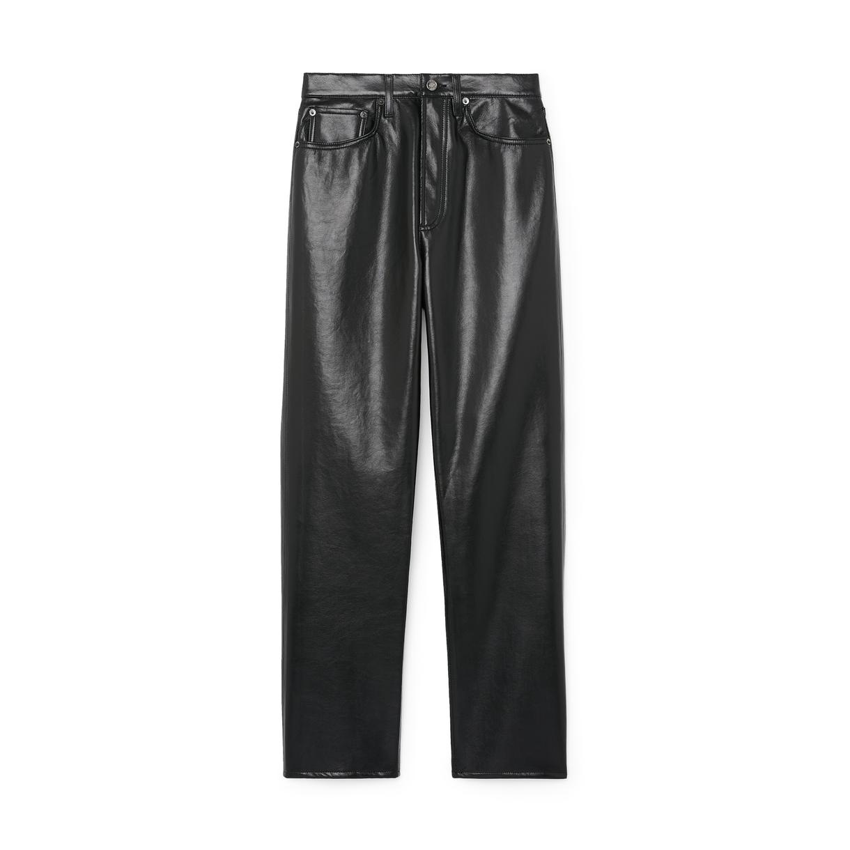 AGOLDE Recycled-Leather ’90s Pinch-Waist Pants