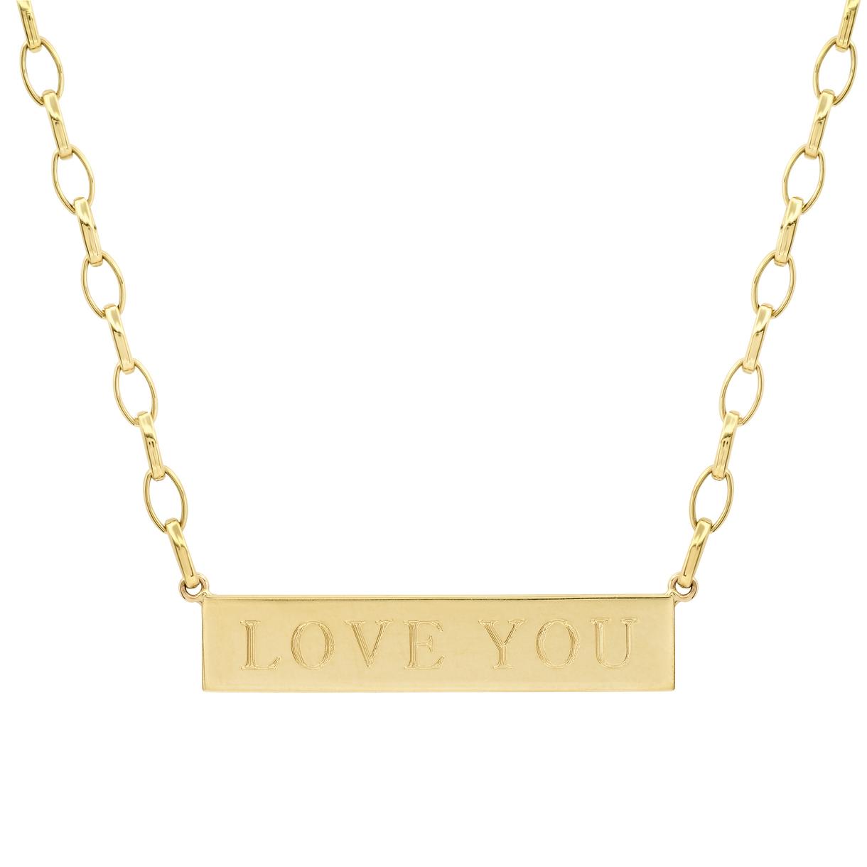 Jennifer Meyer Edith Link Nameplate Necklace Goop 