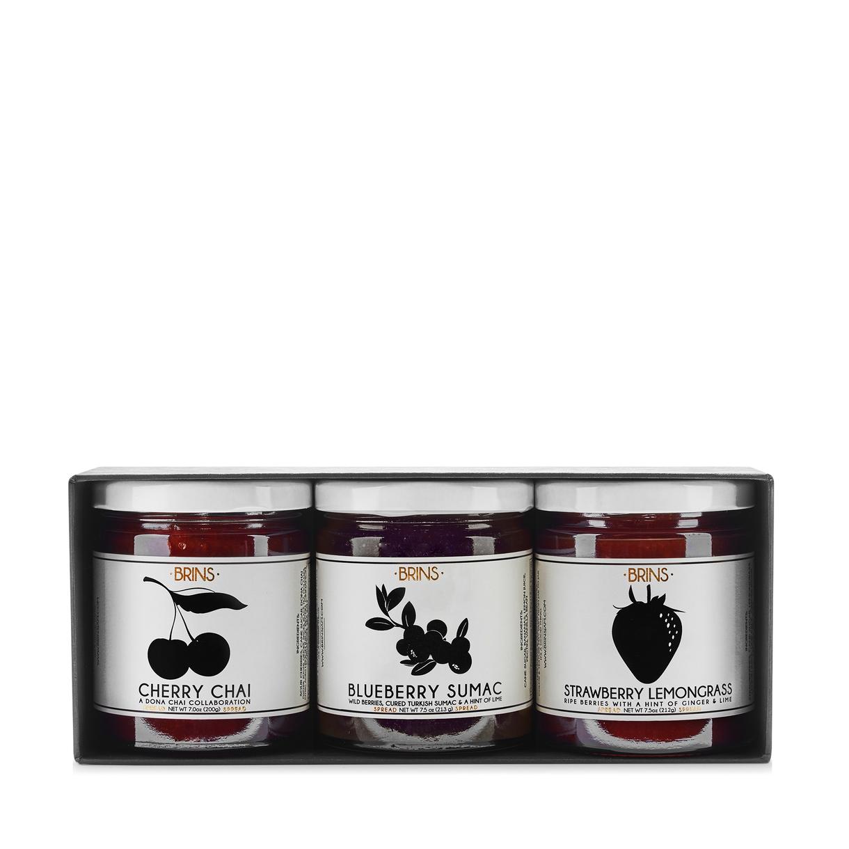 BRINS Cherry and Berry Jam Gift Set