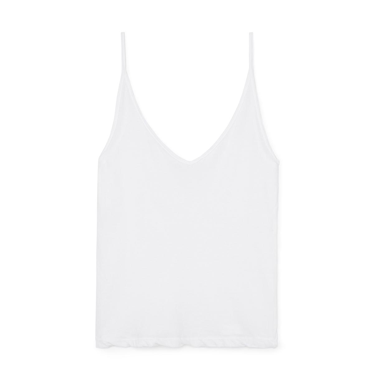 RE/DONE Sheer Spaghetti Strap Tank