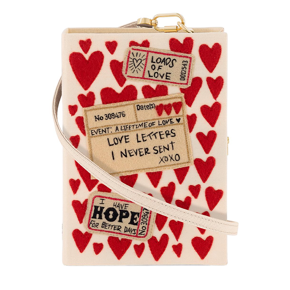 Olympia Le-Tan Love Letters Book Clutch