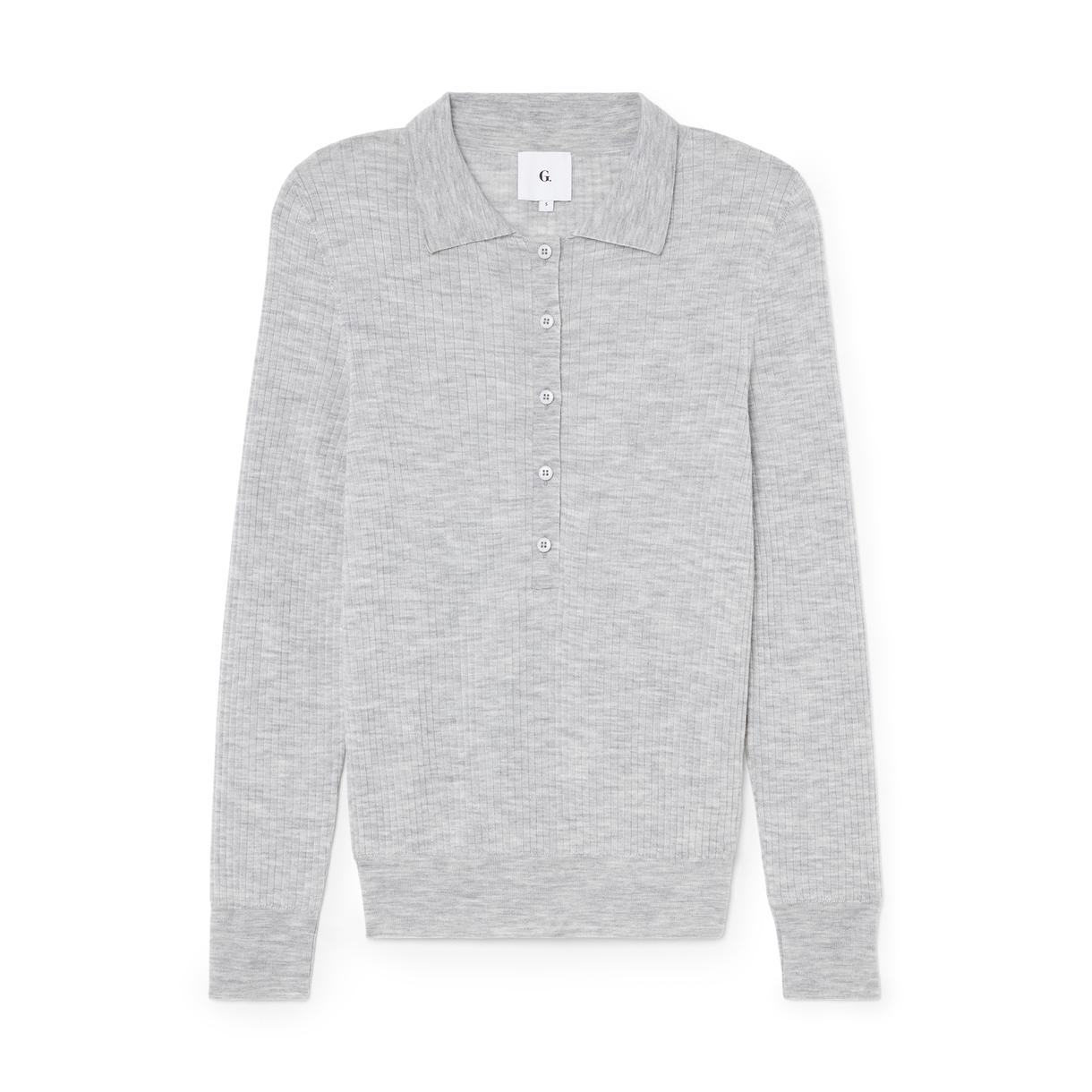 G. Label by goop Soleil Ribbed Polo