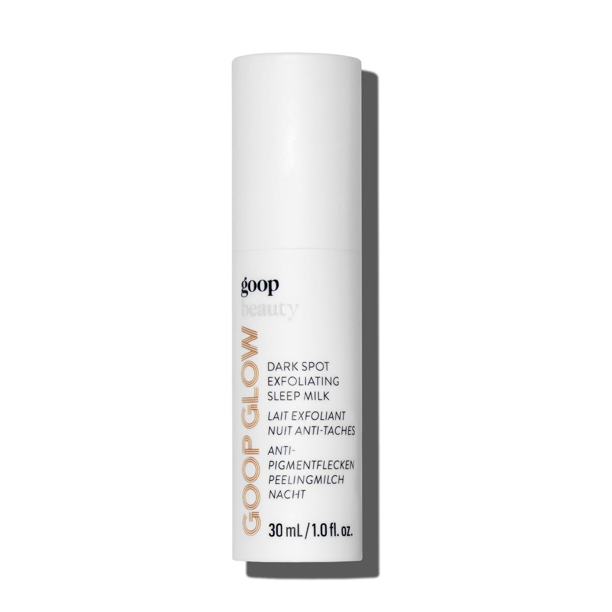 Product shot of goop Dark Spot Exfoliating Sleep Milk.
