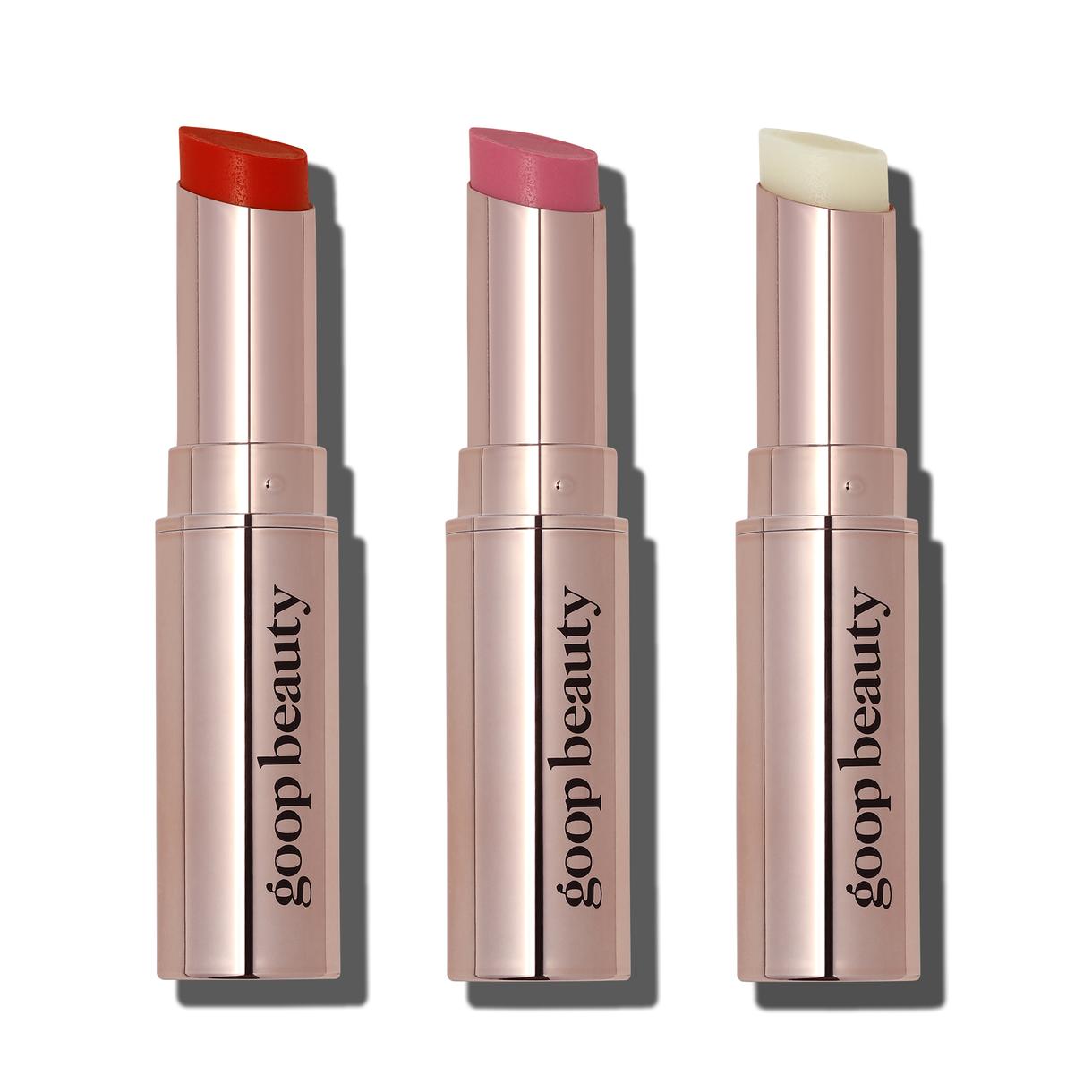 goop Beauty Clean Nourishing Lip Balm Trio