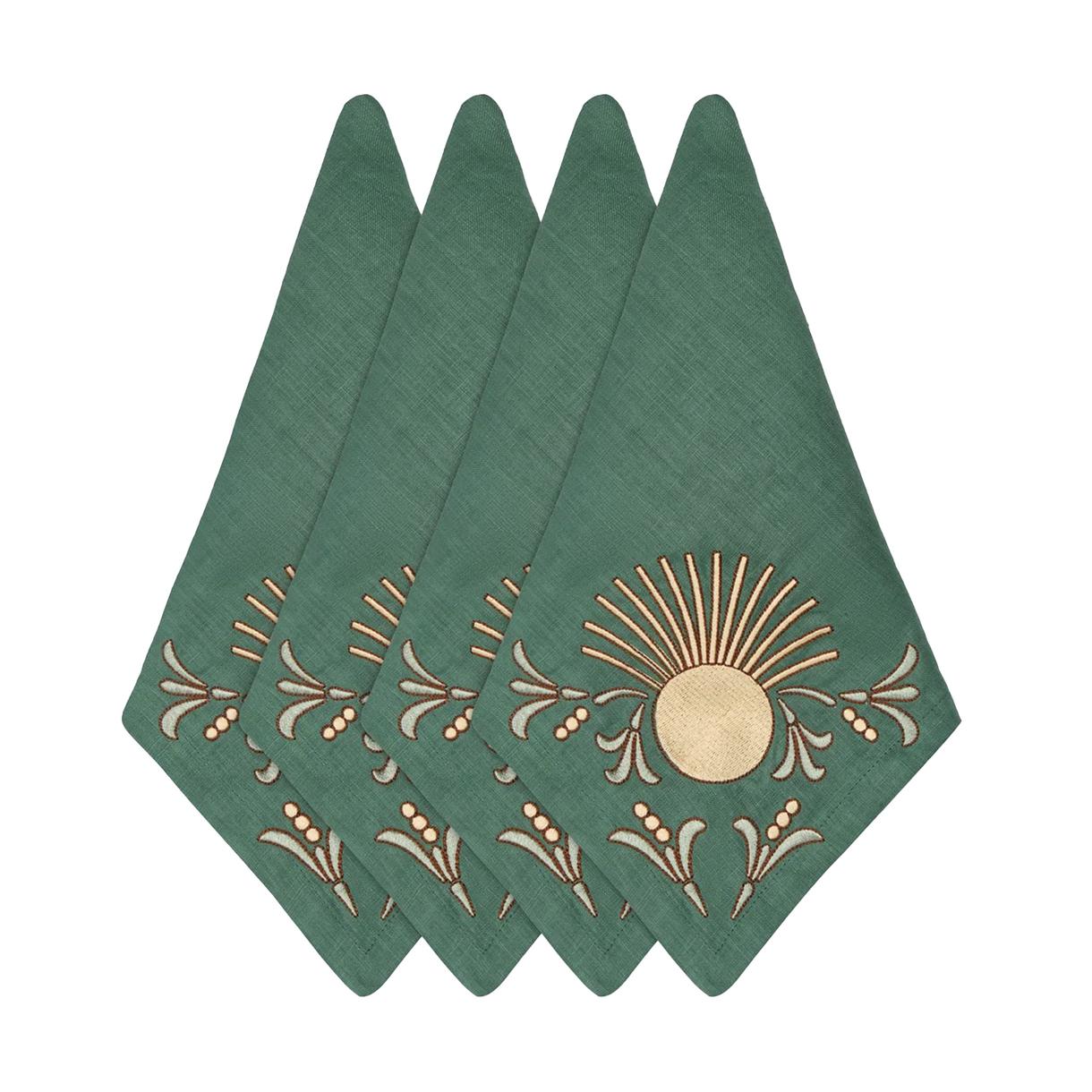 Juan De Dios Solsticio Linen Napkins, Set of 4