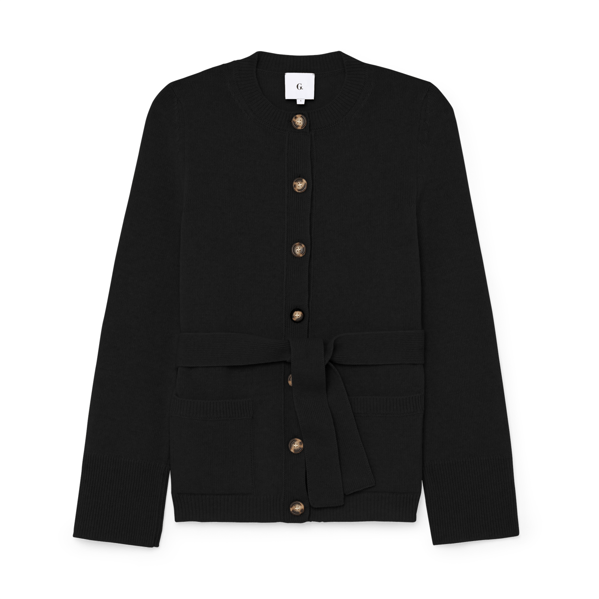 G. Label by goop The Slim Belted Cardigan