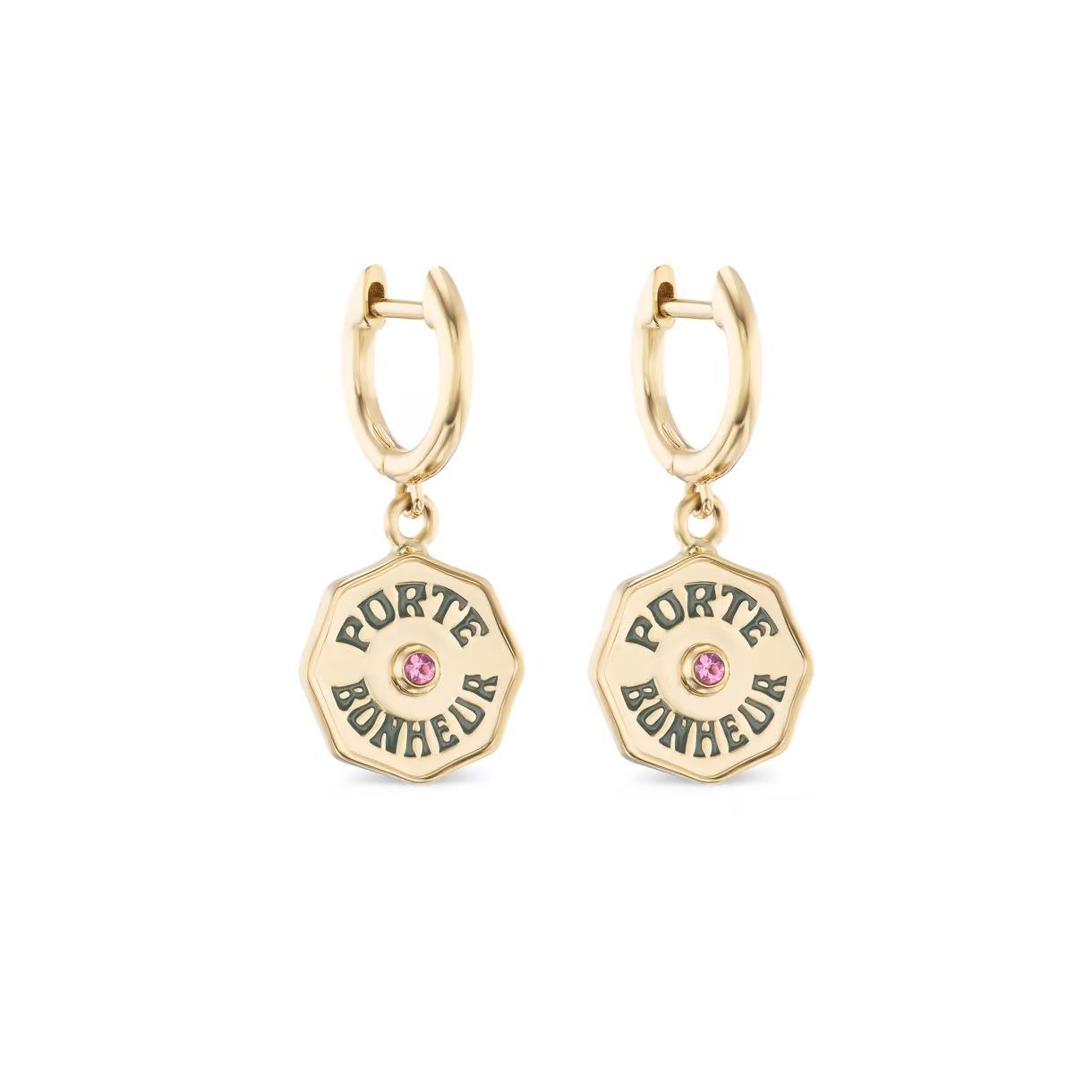 Marlo Laz Wee Porte Bonheur Earrings