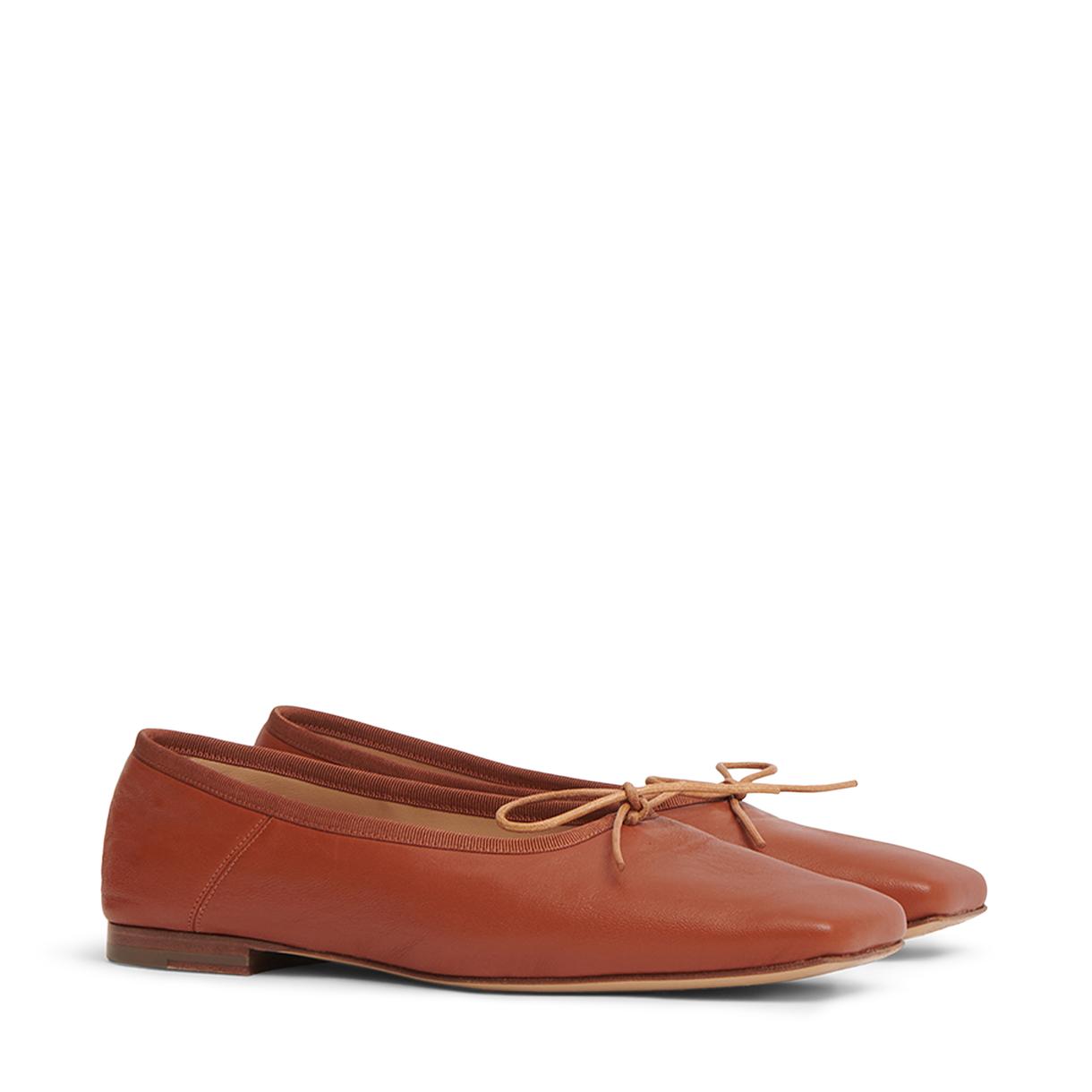 Mansur Gavriel Square-Toe Ballerina Flats