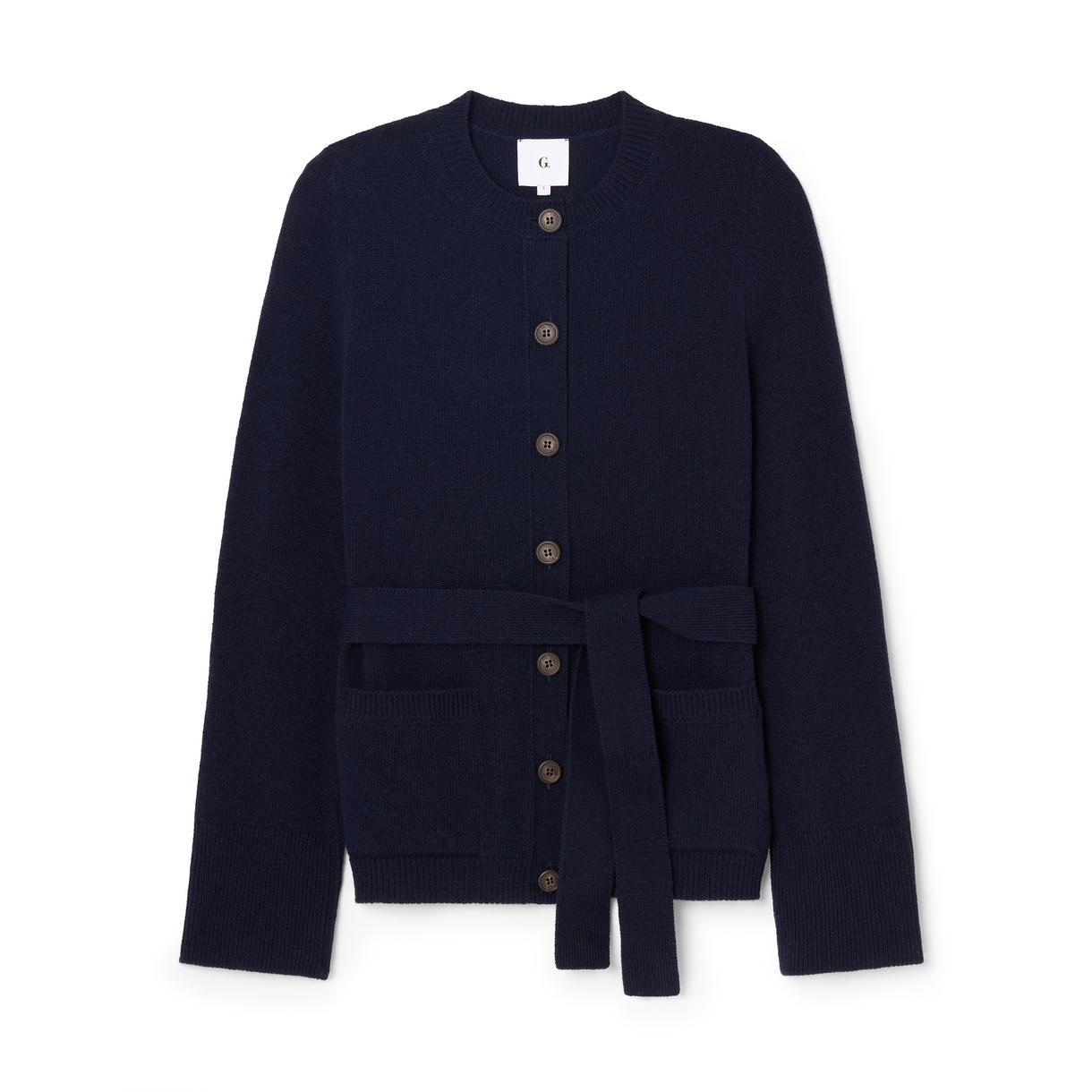 G. Label by goop The Slim Belted Cardigan