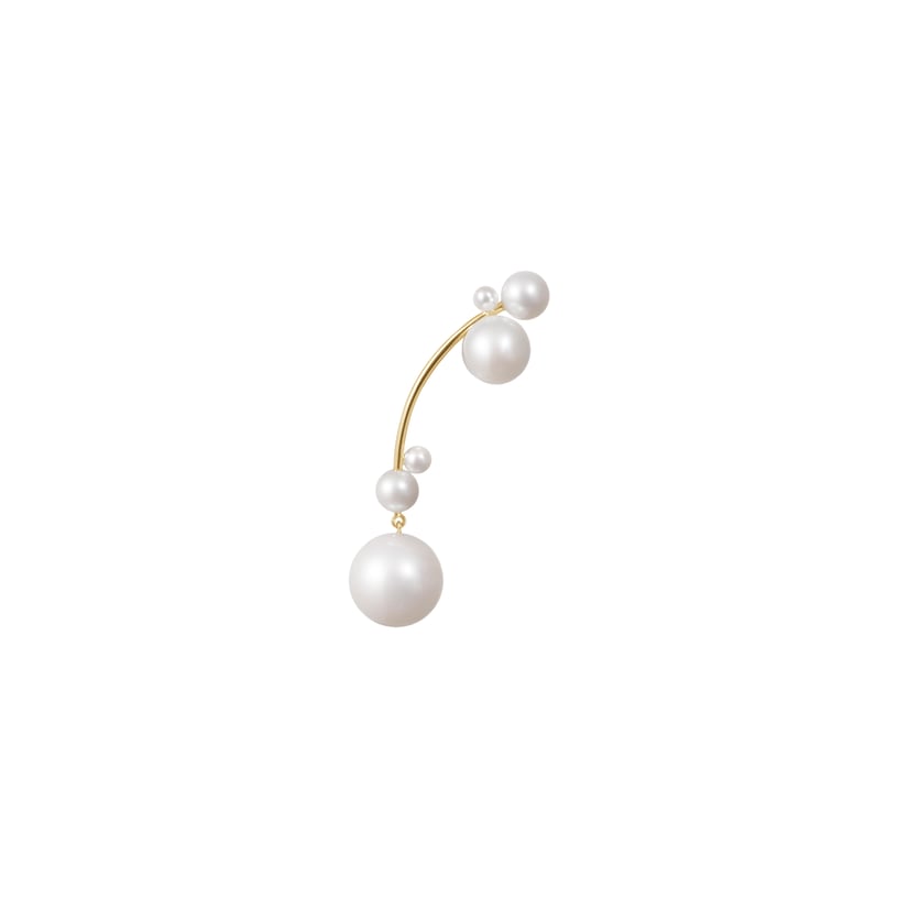 【関税込み】Sophie Bille Brahe ホワイト Colonna Perle ピアス Sophie Bille Brahe Colonna Perle Earrings | goop