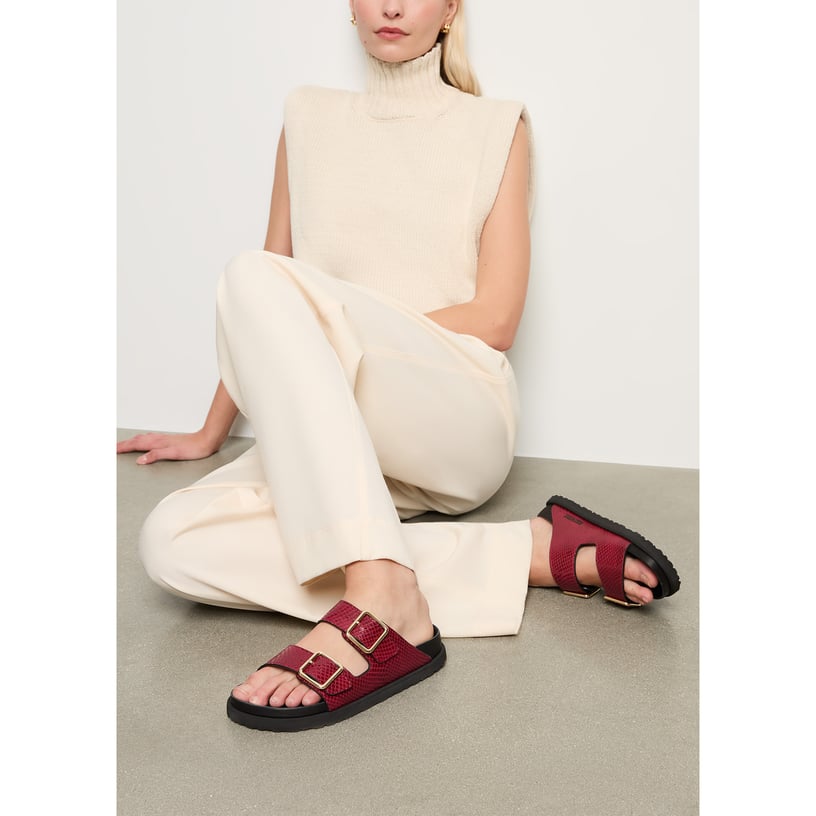 【Birkenstock 1774】 Tokio Cazadorスエード clogs Tokio Cazador suede clogs in red - Birkenstock 1774 | Mytheresa