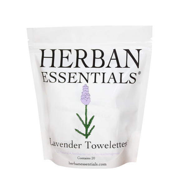 HERBAN ESSENTIALS Lavender Towelettes