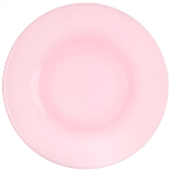 MOSSER GLASS Pink Glass Dessert Plates, Set of 4