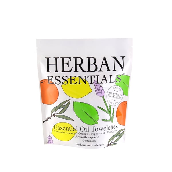 HERBAN ESSENTIALS Essential Oil Towelettes