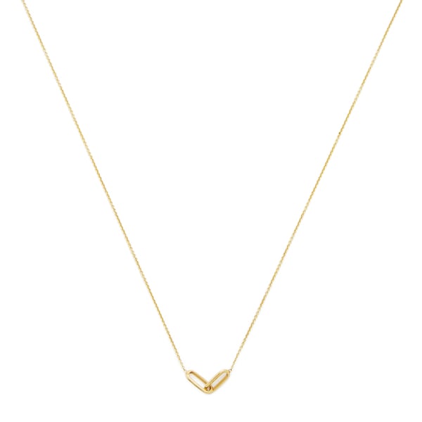 LIZZIE MANDLER Linked Yellow-Gold Necklace