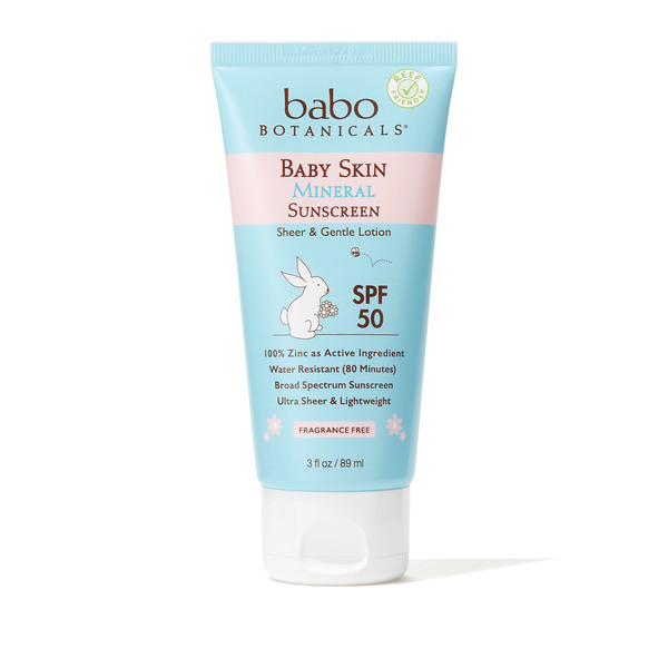 Babo Botanicals Baby Skin Mineral Sunscreen - SPF 50