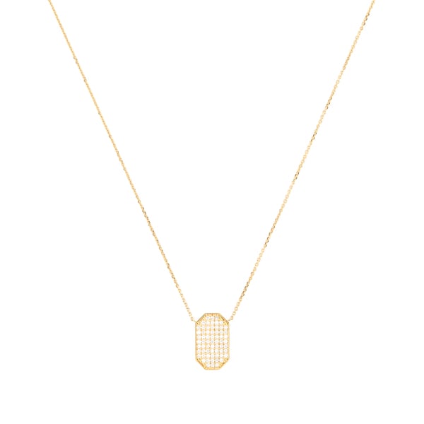 ARK FINE JEWELRY Devi Shield Diamond Necklace