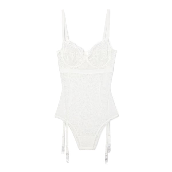 ELSE Petunia Underwire Bodysuit with Removable Suspenders
